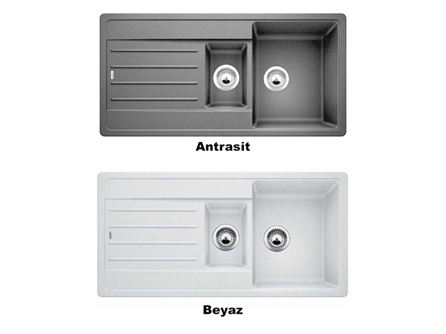BLANCO LEGRA 6 S SILGRANIT PuraDur II Eviye